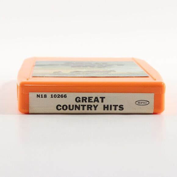 Great Country Hits (8-Track Tape REFURBISHED, Epic) N18 10266 RARE Tammy Wynette - Picture 3 of 6